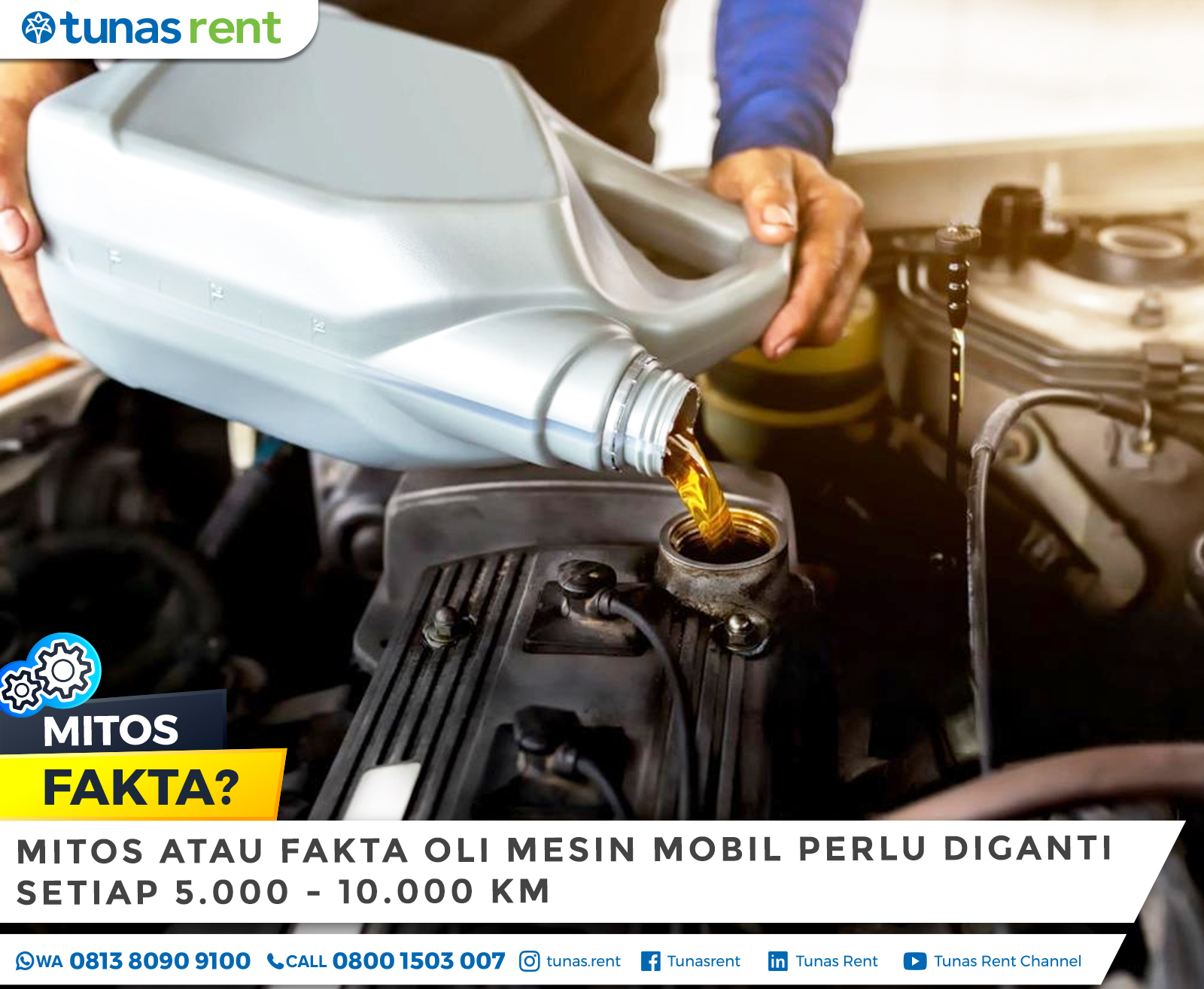 Mitos Atau Fakta Oli Mesin Mobil Perlu Diganti Setiap 5.000 - 10.000 Km ...